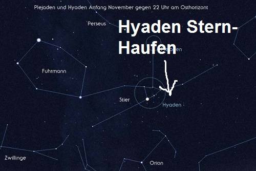 Sternhaufen der Hyaden